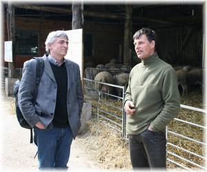 Martin Häusling auf dem Schäferhof